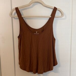 American Eagle Outfitters Brown Tank Top